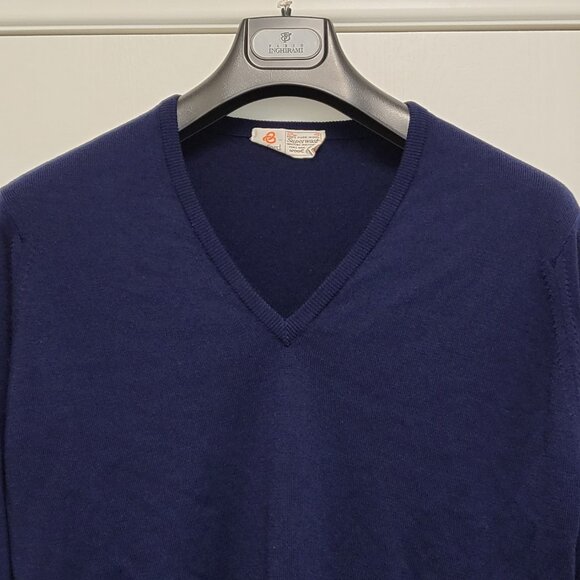 Vintage Byford Wool Sweater Mens Size 42 Pullover Superwash Made in England - Picture 2 of 14